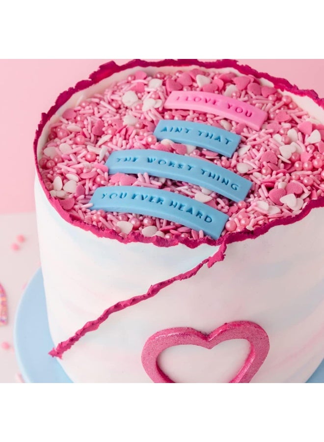 Sweets Indeed Sprinkles Heart Edible Mix Perfect for Cake Decorations Baking Ice Cream Cookies Cupcake Topper 4 ounces - Image 4
